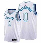 Lakers 0 Russell Westbrook White City Edition Nike Swingman Jersey,baseball caps,new era cap wholesale,wholesale hats